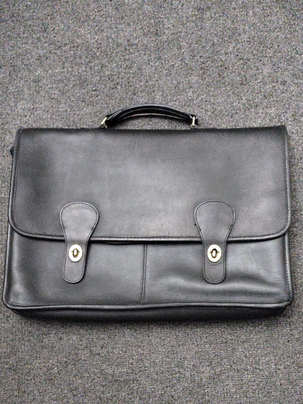 Coach Vintage Diplomat Briefcase Black Laptop Bag